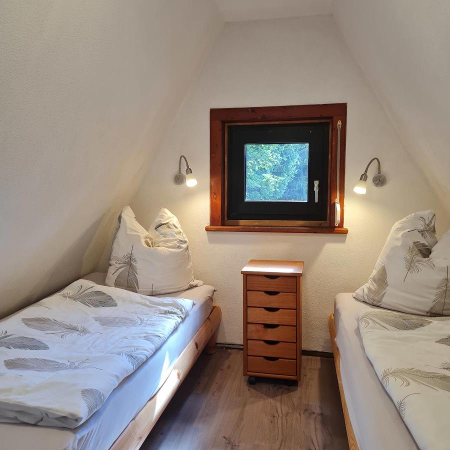 Villa Wanderhuette Zum Bernhardsthal Esterno foto