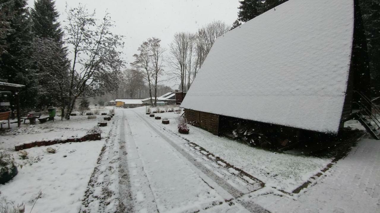 Villa Wanderhuette Zum Bernhardsthal Esterno foto