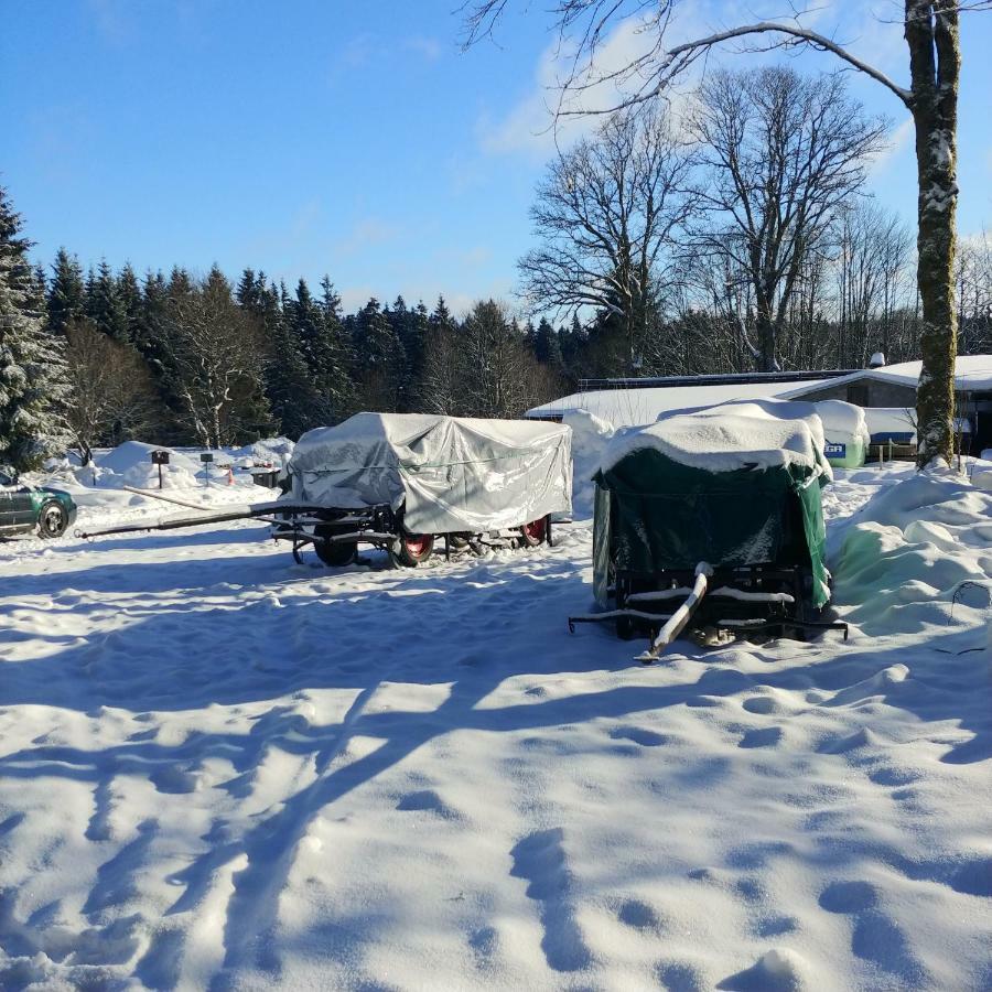 Villa Wanderhuette Zum Bernhardsthal Esterno foto